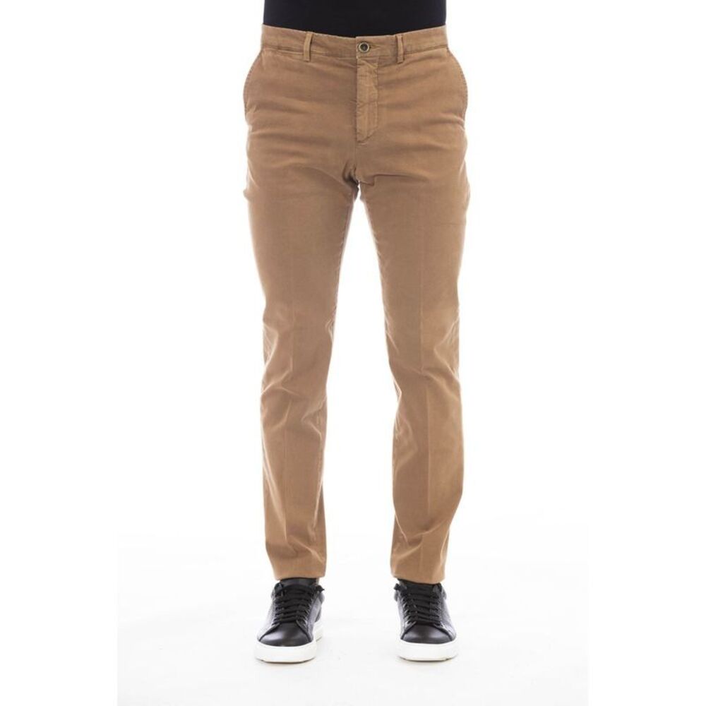 Peserico Beige Cotton Men Men's Pants